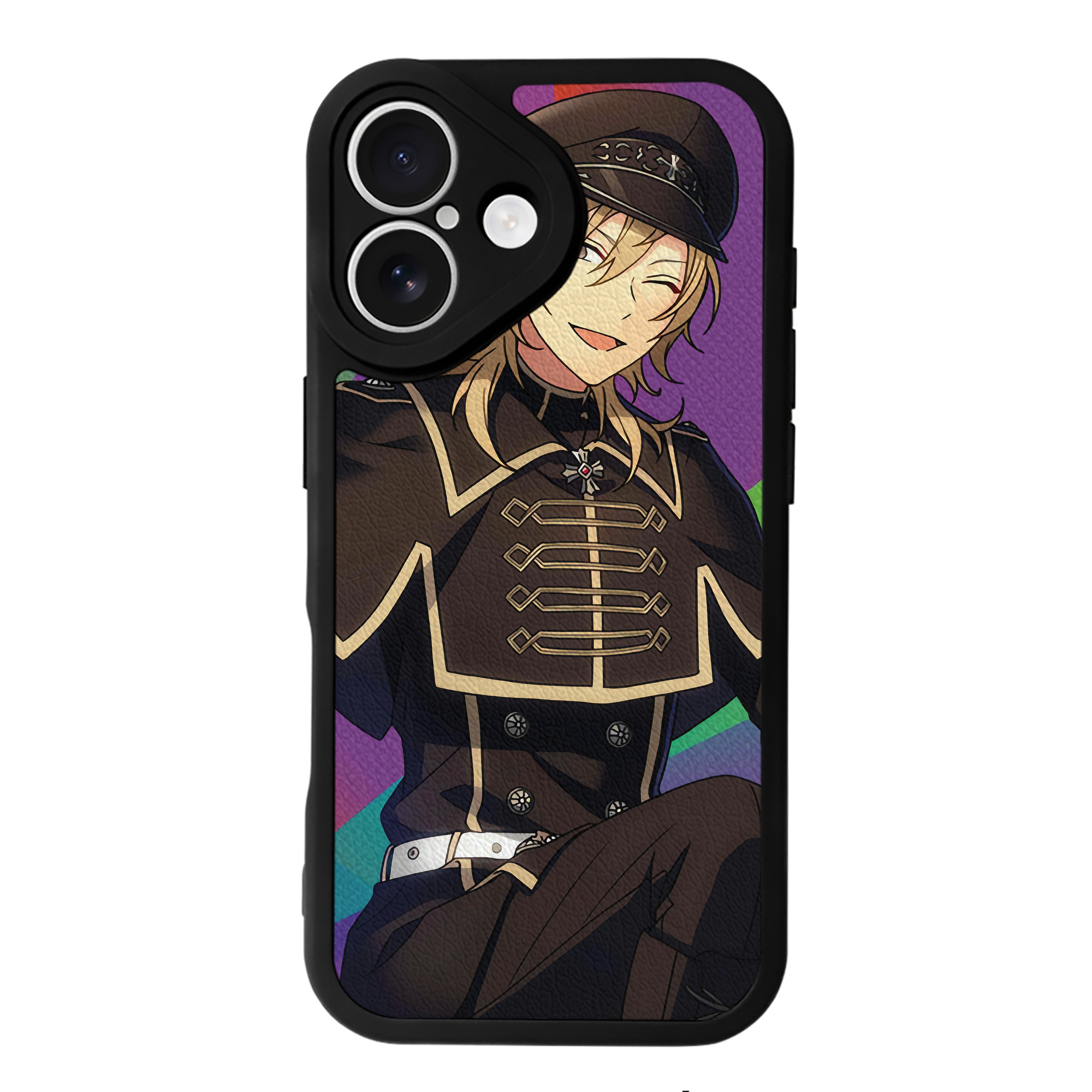 （画像用） あんさんぶるスターズ! Ensemble Stars 【iPhone 16シリーズ対応】シリコンスマホケース（レザー調） 材質：シリコン